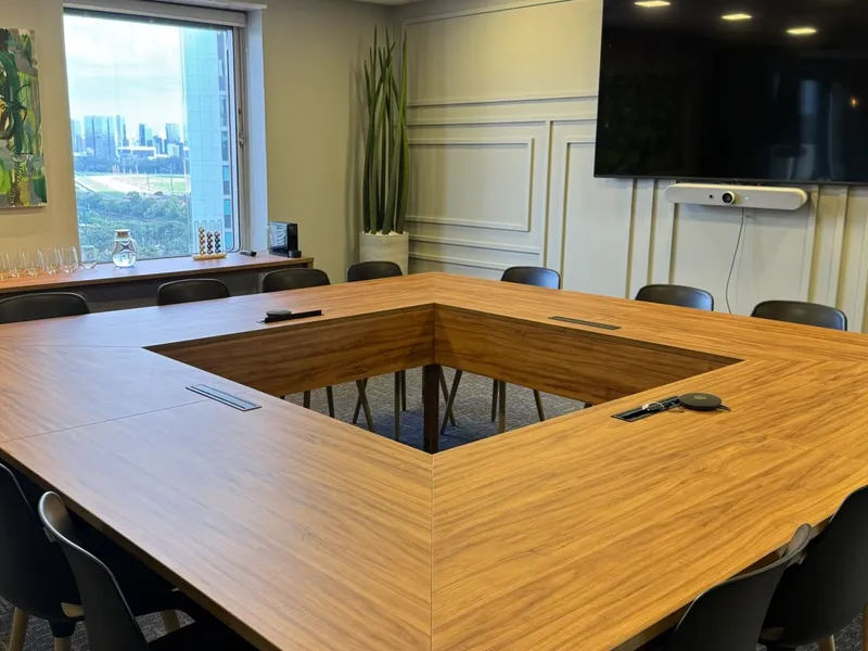 Sala de reunião azul, 16 andar — Pinheiros, São Paulo/SP